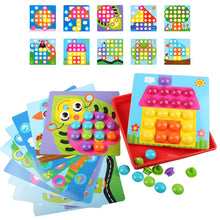 Load image into Gallery viewer, AMOSTING Color Matching Mosaic Pegboard Early Learning Educational Toys for Boys and Girls