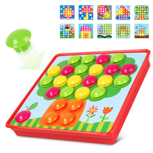 Load image into Gallery viewer, AMOSTING Color Matching Mosaic Pegboard Early Learning Educational Toys for Boys and Girls