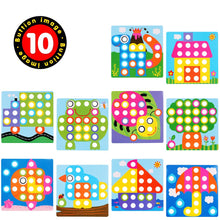 Load image into Gallery viewer, AMOSTING Color Matching Mosaic Pegboard Early Learning Educational Toys for Boys and Girls