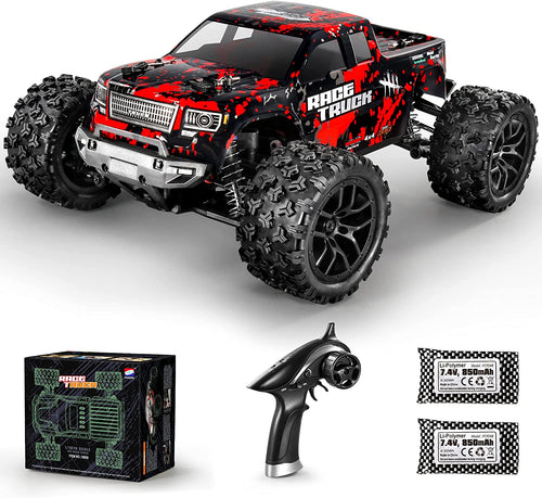 AMOSTING 1:18 Scale All Terrain RC Car - Red
