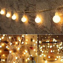 Load image into Gallery viewer, AMOSTING Led String Lights, Mibote 32ft 100 LEDs Colored Fairy Lights Waterproof Plug in String Lights for Outdoor Indoor Bedroom Patio Garden Party Wedding Patio Christmas Xmas Tree Decoration