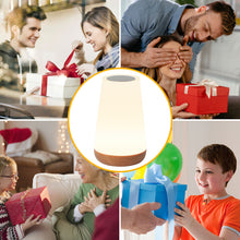 Load image into Gallery viewer, AMOSTING Table Lamp Touch Lamp 5 Level Dimmable Warm White Light &amp; 13 Color Changing RGB,Nightstand Light for Bedroom,Baby Kids Room, Living Room, Office